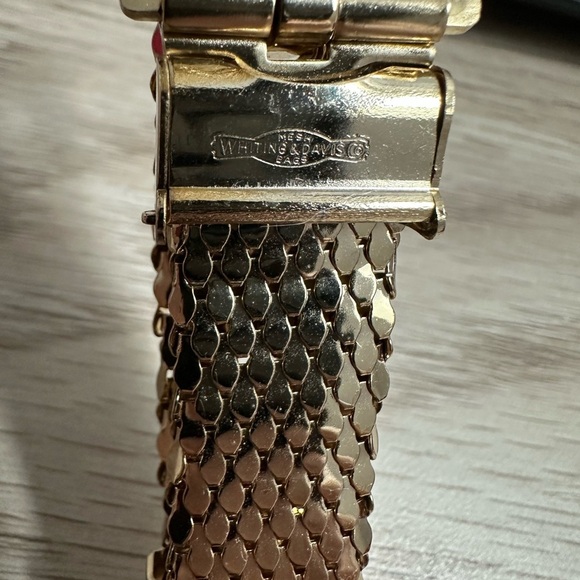 Whiting & Davis Shimmering Gold Mesh Belt main image 6